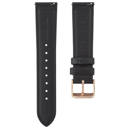 Veganes Lederarmband mit Rose Gold Verschluss (PETA zertifiziert)