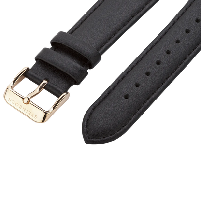 Veganes Lederarmband mit Rose Gold Verschluss (PETA zertifiziert)