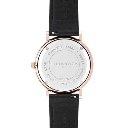 Veganes Lederarmband mit Rose Gold Verschluss (PETA zertifiziert)