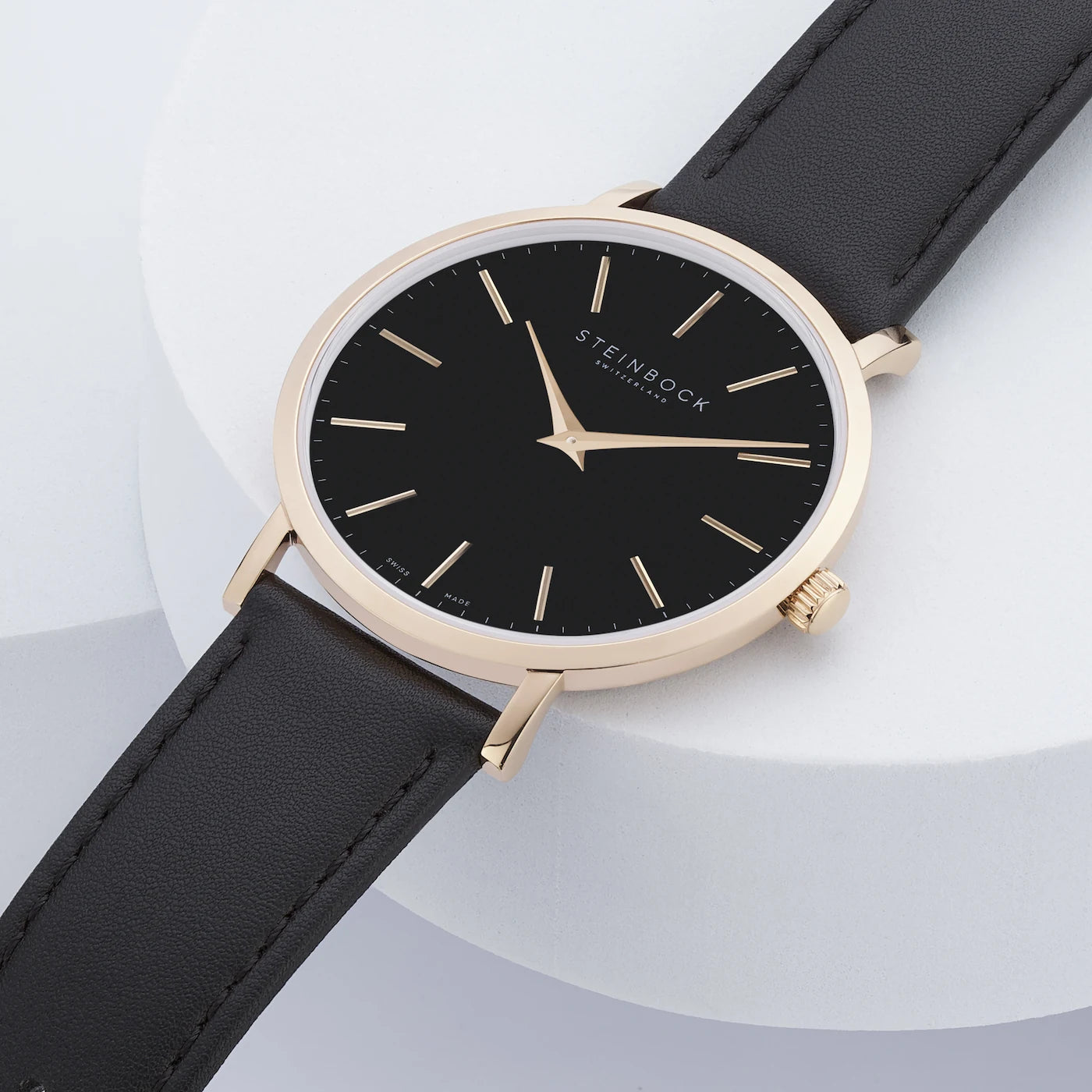 Veganes Lederarmband mit Rose Gold Verschluss (PETA zertifiziert)