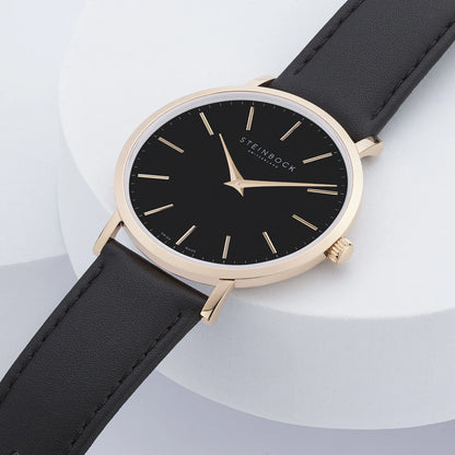 Veganes Lederarmband mit Rose Gold Verschluss (PETA zertifiziert)
