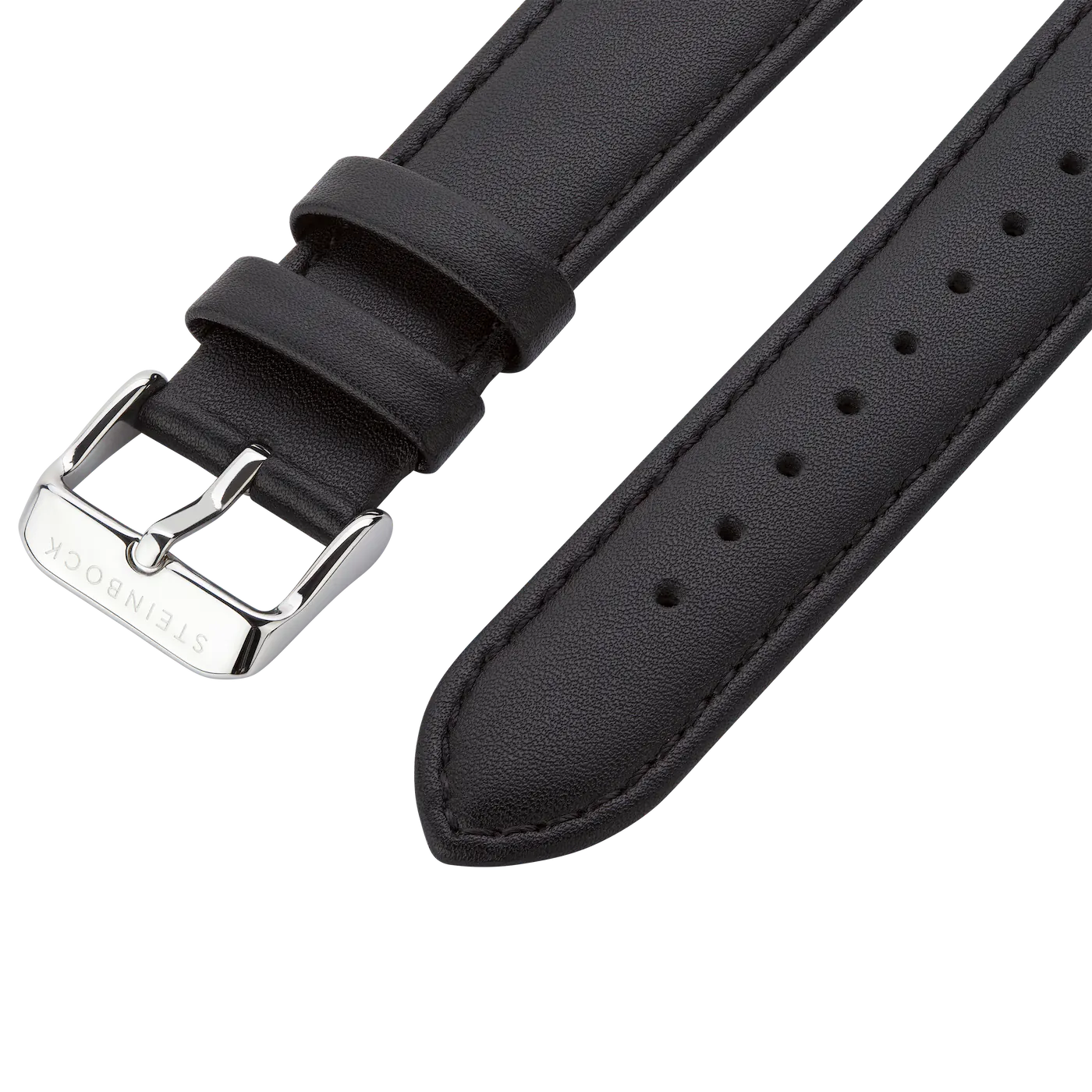 The IBEX | Silber Edition Weiss mit veganem Lederarmband (PETA zertifiziert)